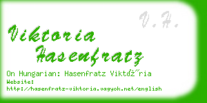 viktoria hasenfratz business card